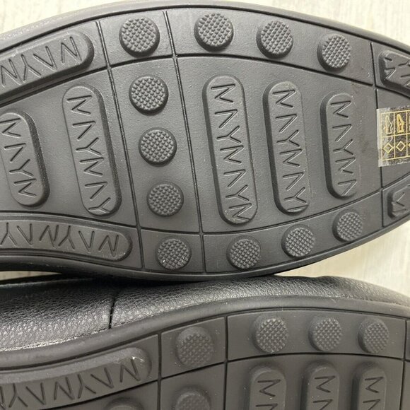 MARC NEW YORK ANDREW MARC Black Leather Slip On Loafers Shoes Men's Sz 9.5M NWOB - Picture 9 of 9